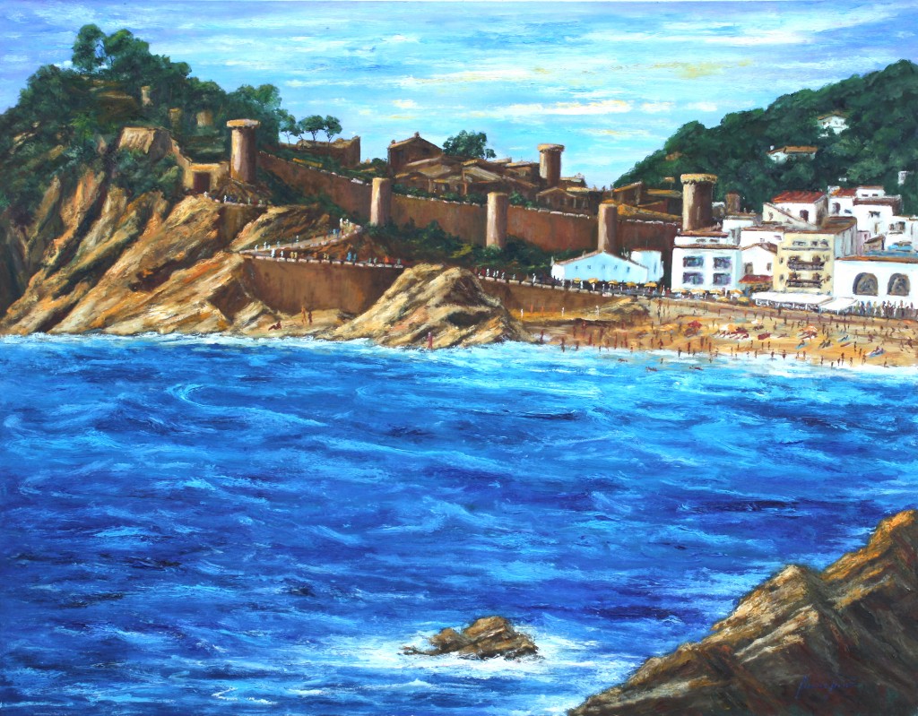 Cuadro Marines de Tossa de Blanco Grané