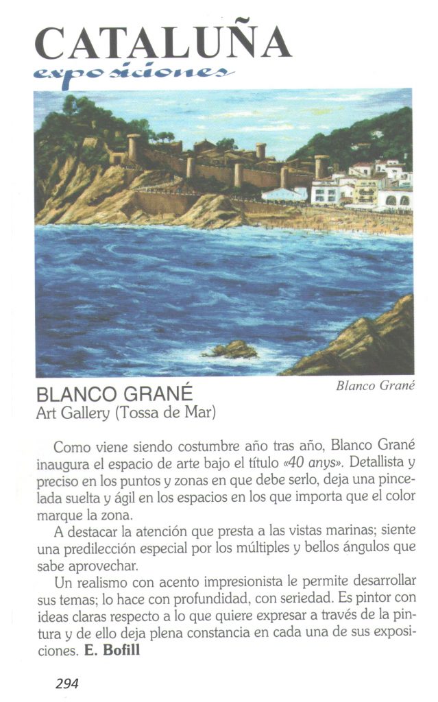Blanco Grané a Gal Art