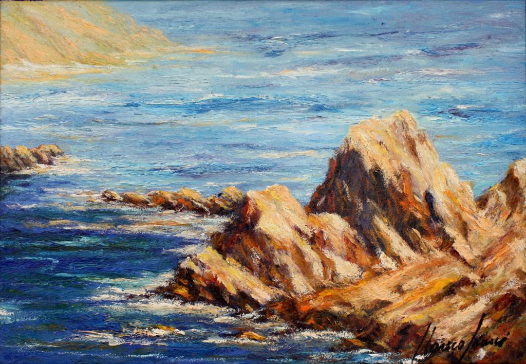 Rocas, cuadro Marines de Blanco Grané