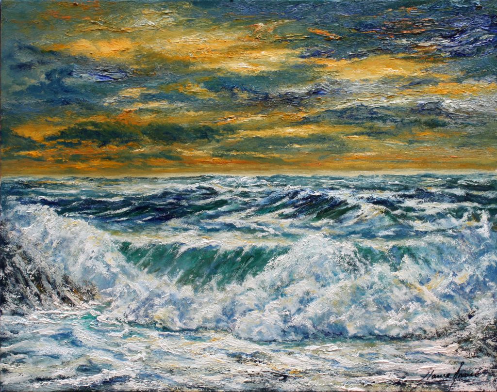 Tempesta, cuadro Marines de Blanco Grané