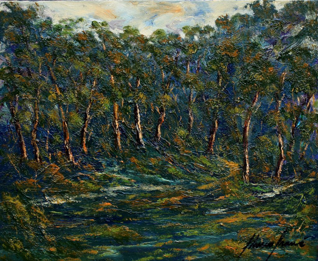 Bosc, cuadro Paisatges de Blanco Grané
