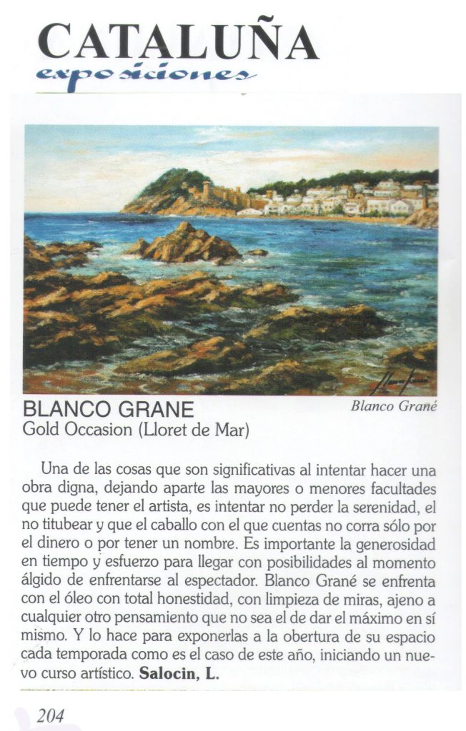 Blanco Grané a Gal Art