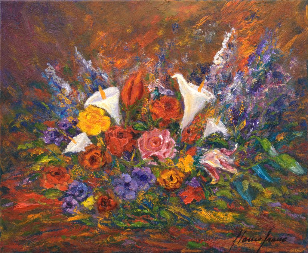 Flors, cuadro Bodegons de Blanco Grané