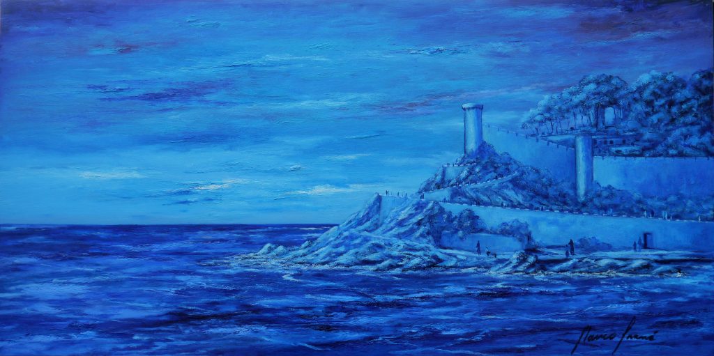 Paradís Blau, cuadro Marines de Blanco Grané