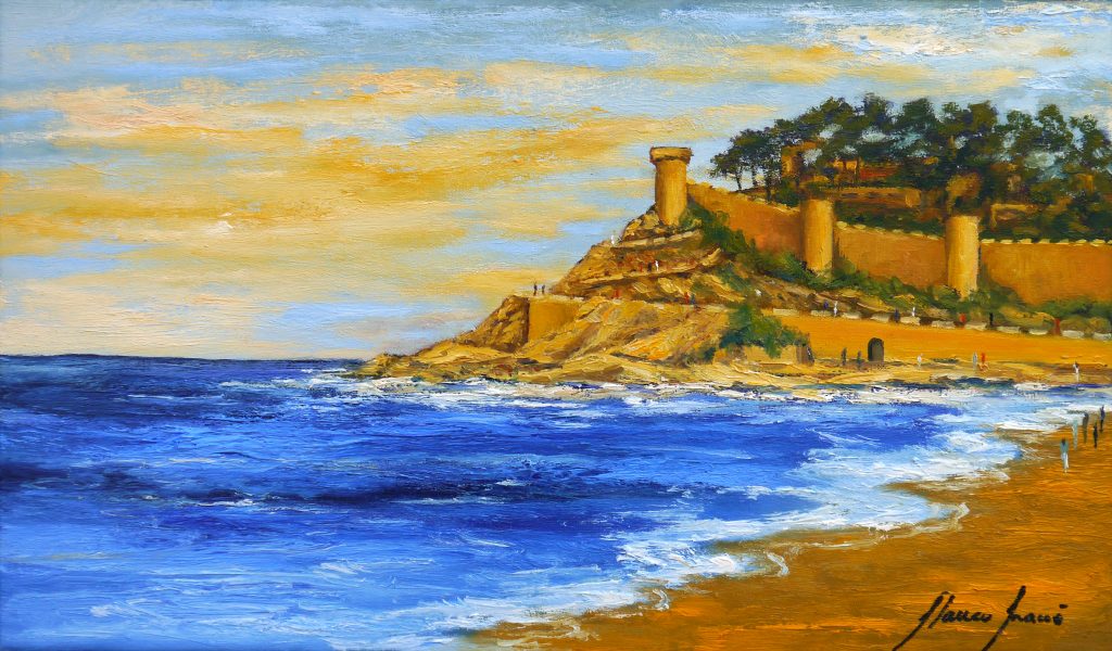 Tossa de Mar, cuadro Marines de Blanco Grané