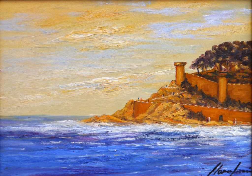 Tossa de Mar, cuadro Marines de Blanco Grané