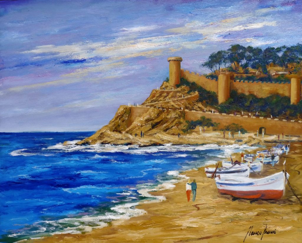 Tossa, Babel de les Arts, cuadro Marines de Blanco Grané