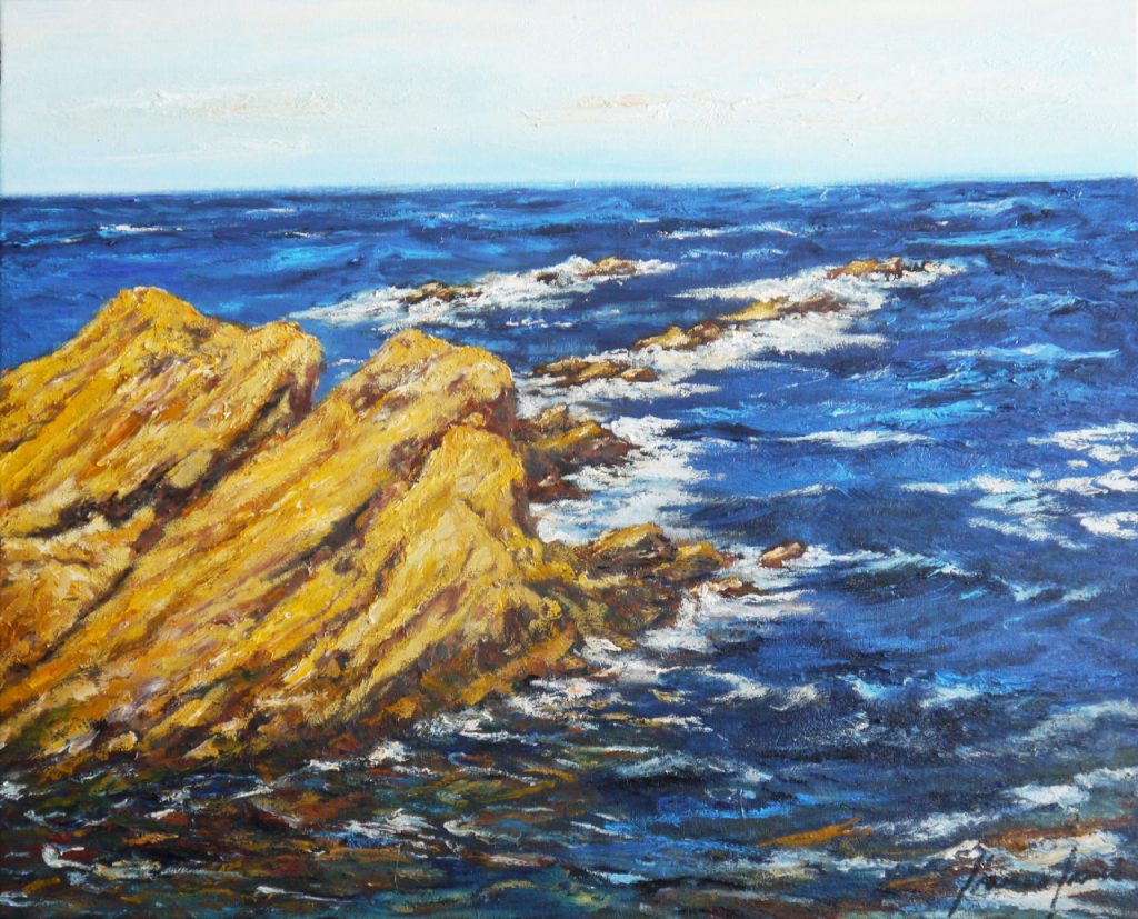 Costa Brava, cuadro Marines de Blanco Grané