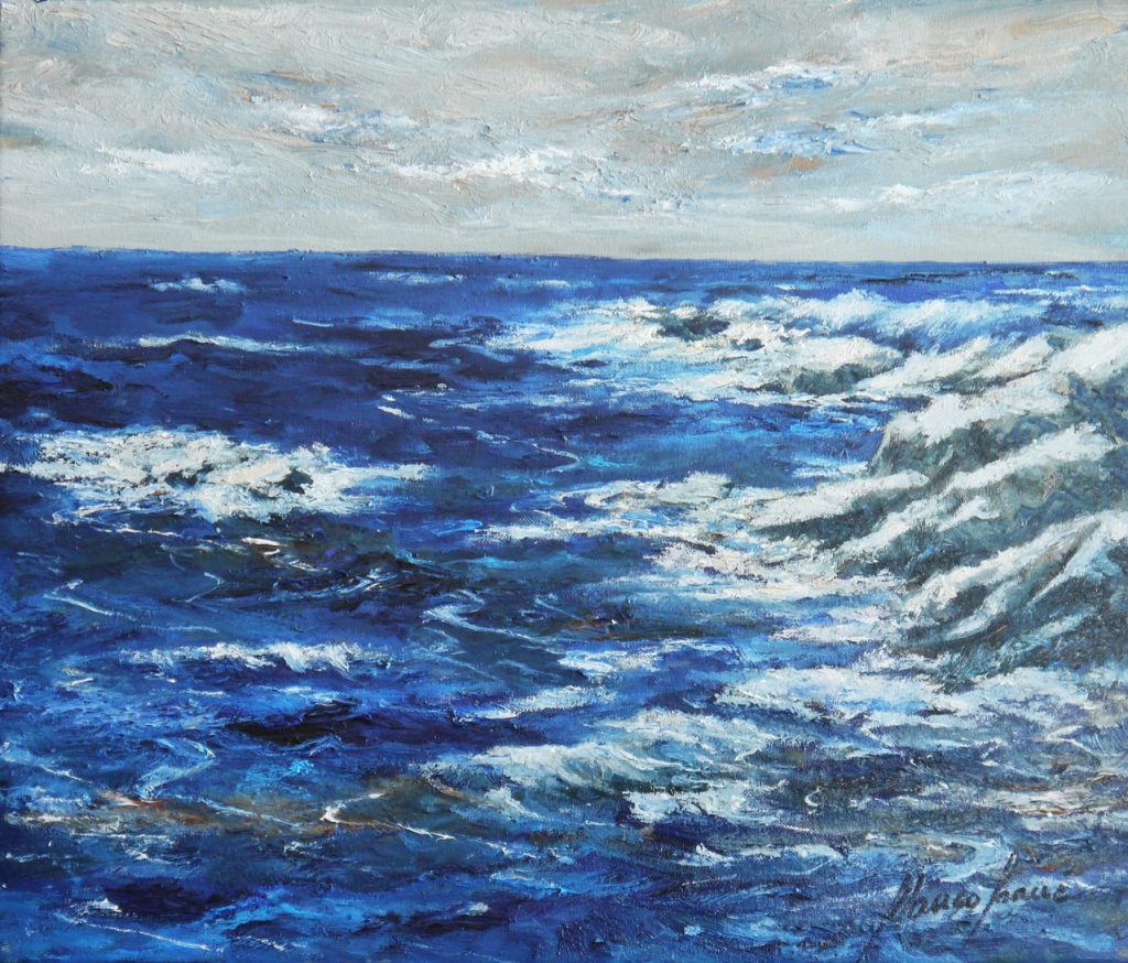 Tempesta, cuadro Marines de Blanco Grané