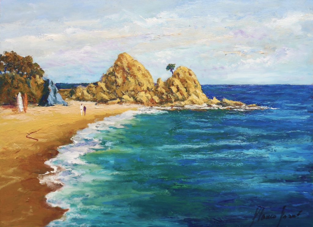 Mar Menuda, cuadro Marines de Blanco Grané