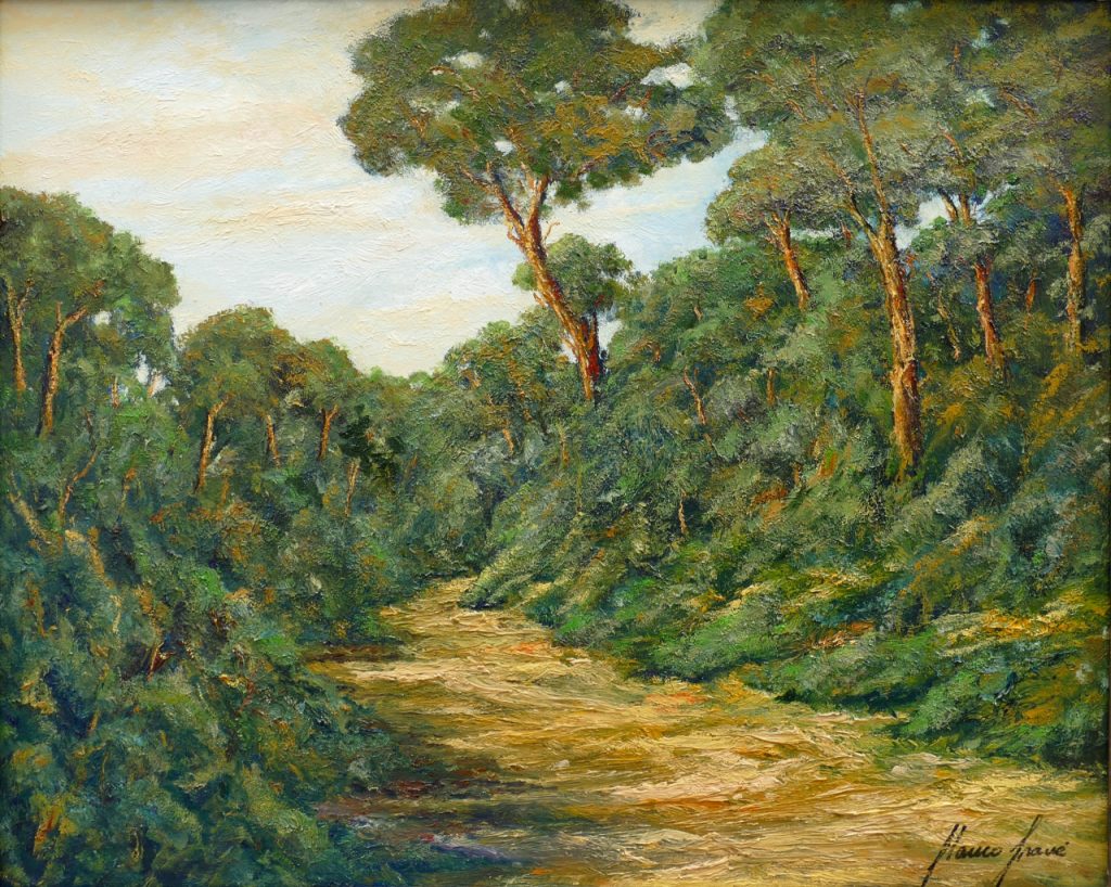 Bosc de Tossa, cuadro Paisatges de Blanco Grané
