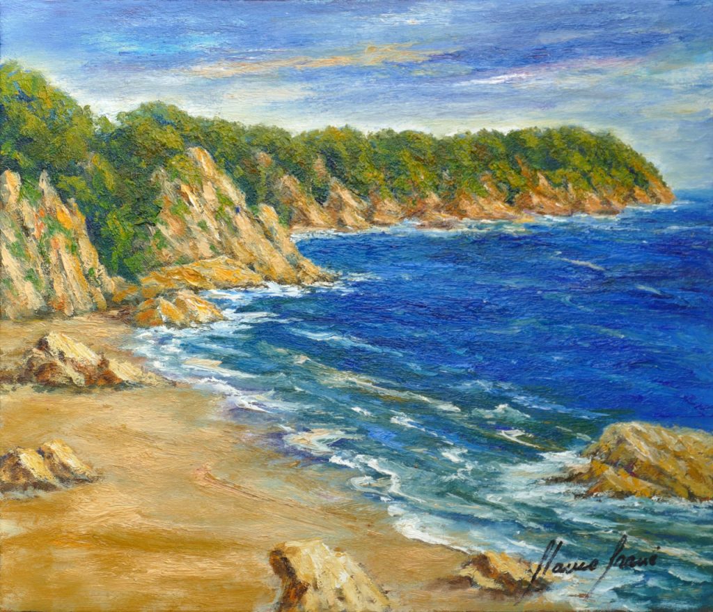 Cala de Tossa, cuadro Marines de Blanco Grané