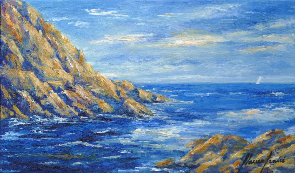 Costa Brava, cuadro Marines de Blanco Grané