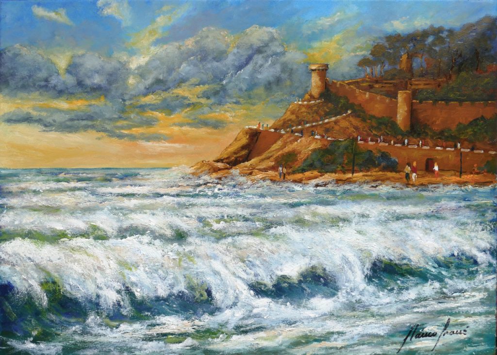 Mar amb Força, cuadro Marines de Blanco Grané