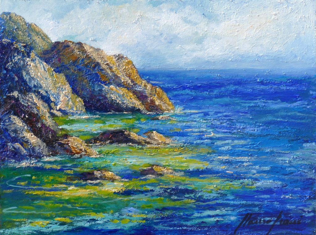 Costa Brava, cuadro Marines de Blanco Grané