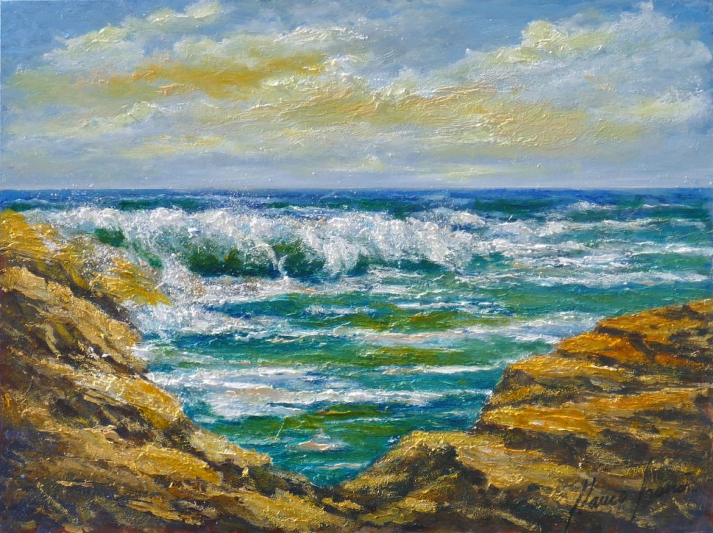 Costa Brava, cuadro Marines de Blanco Grané