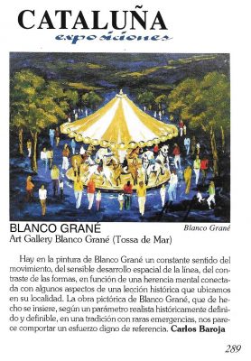 Blanco Grané a Gal Art, nº. 391, 2021