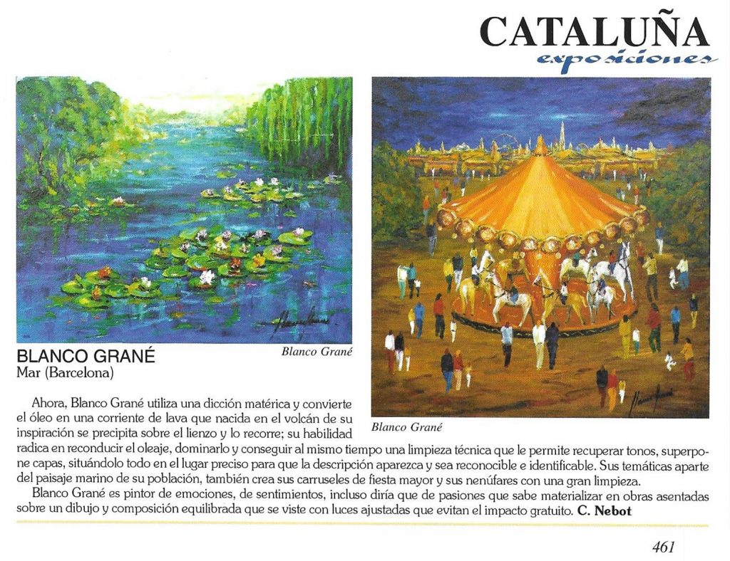 Blanco Grané a Gal Art, nº. 393, 2021