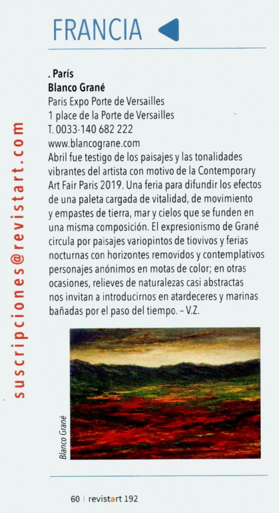 Blanco Grané, artista-pintor de Tossa de Mar