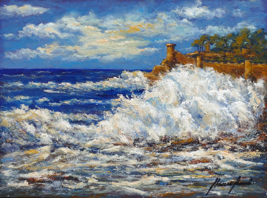 Tempesta, cuadro Marines de Blanco Grané