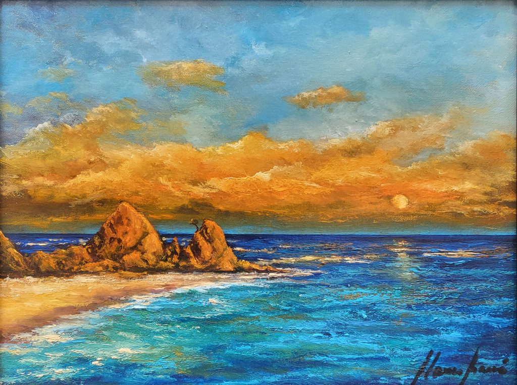 Mar Menuda, cuadro Marines de Blanco Grané