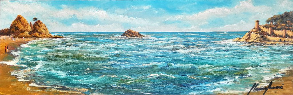 Paradís Blau, cuadro Marines de Blanco Grané