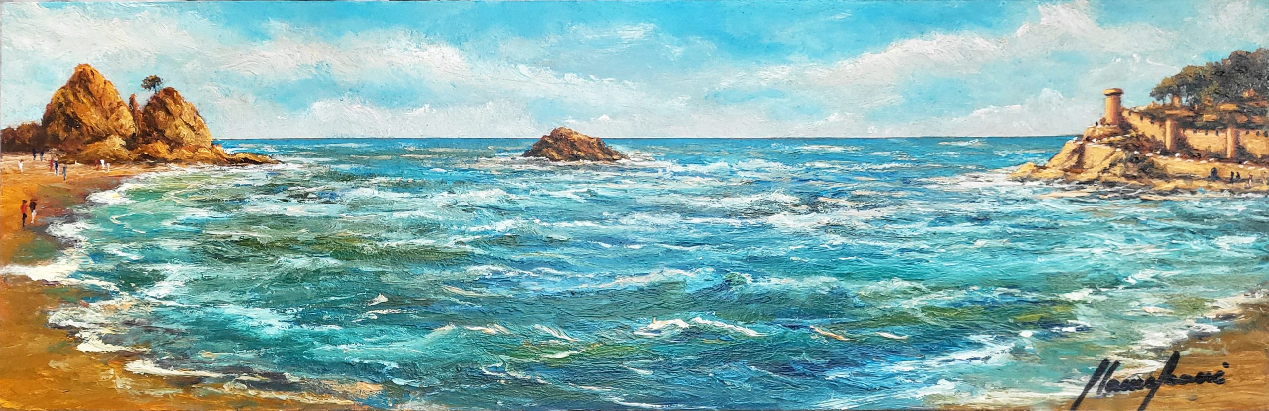 Paradís Blau, cuadro Marines de Blanco Grané