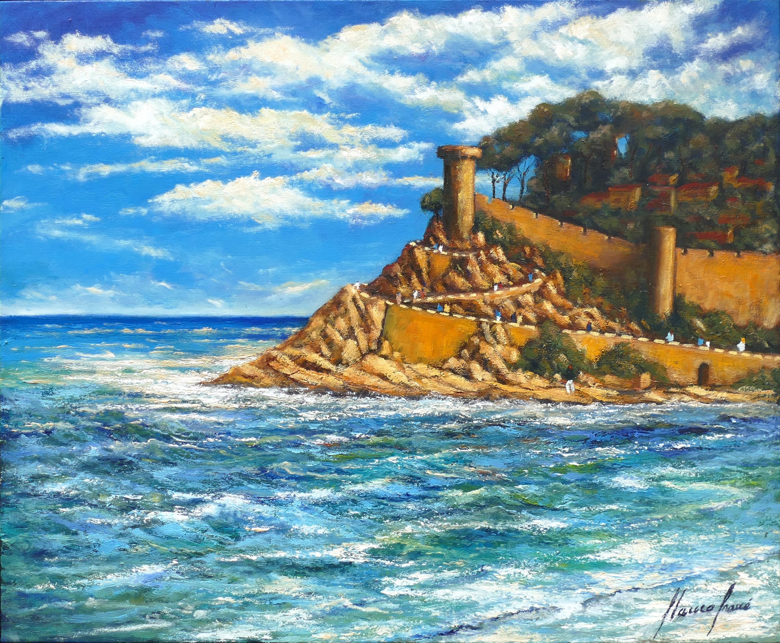 Tossa, cuadro Marines de Blanco Grané