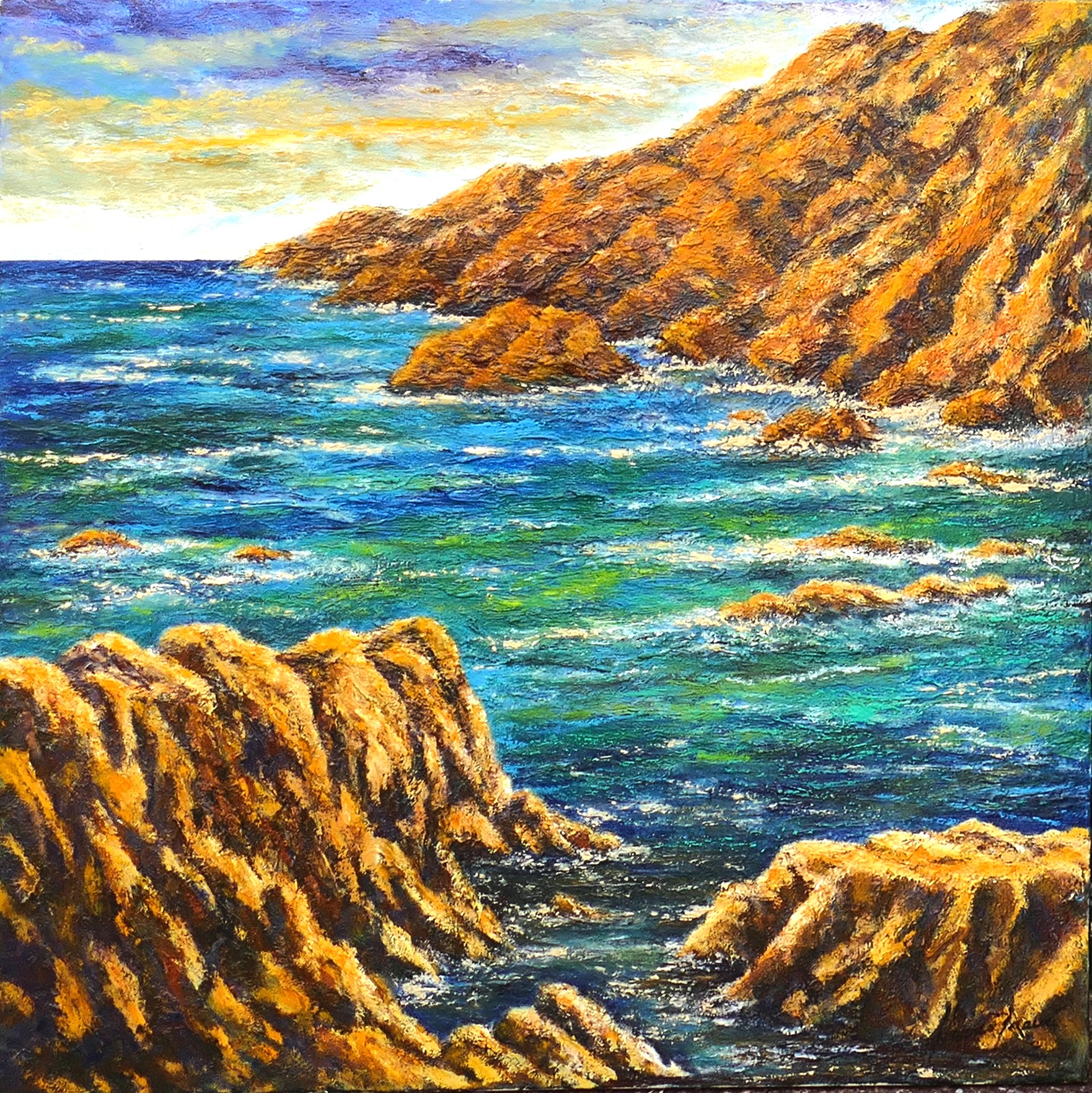 Costa Brava, cuadro Marines de Blanco Grané