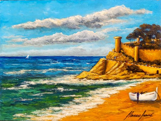 Tossa, cuadro Mrines de Blanco Grané